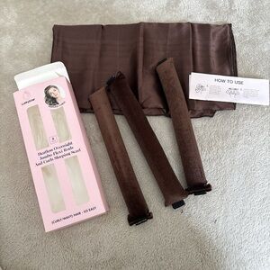 Brown Heatless Curling Set